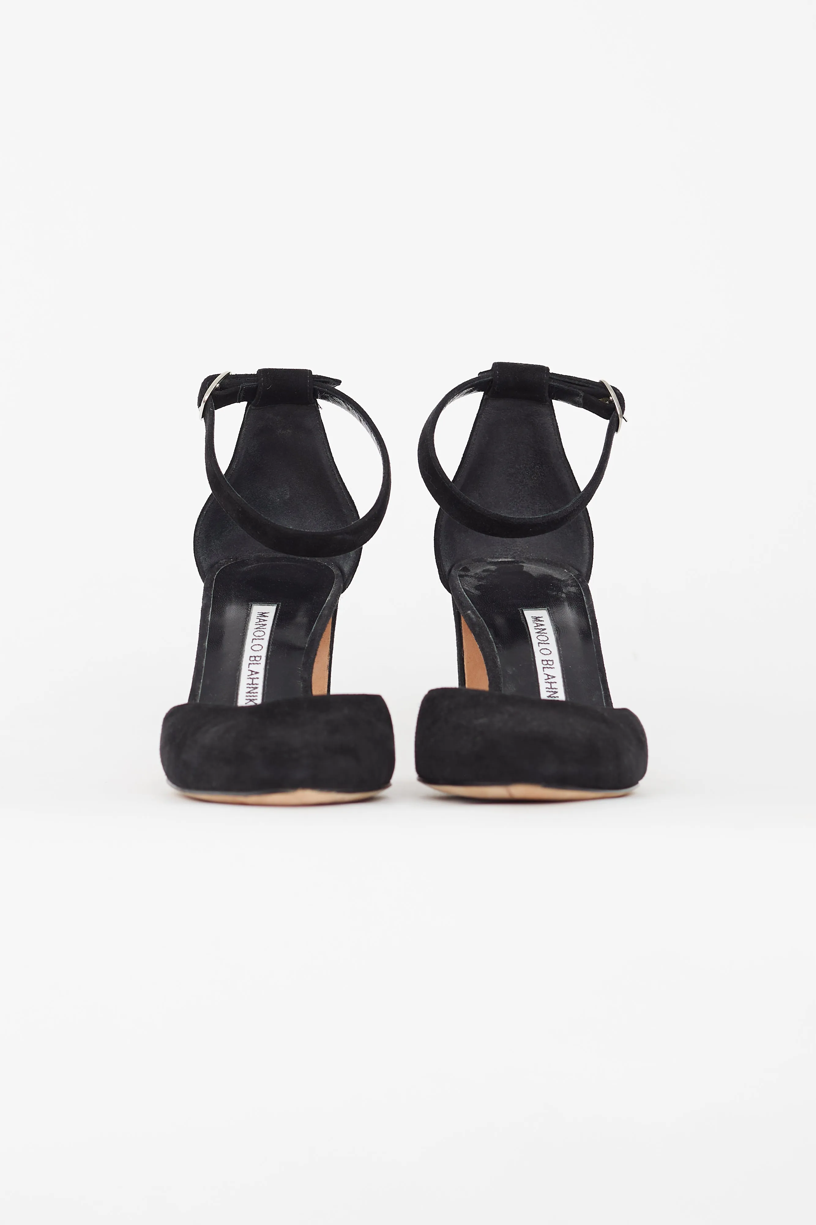 Black Suede Lausam Heel