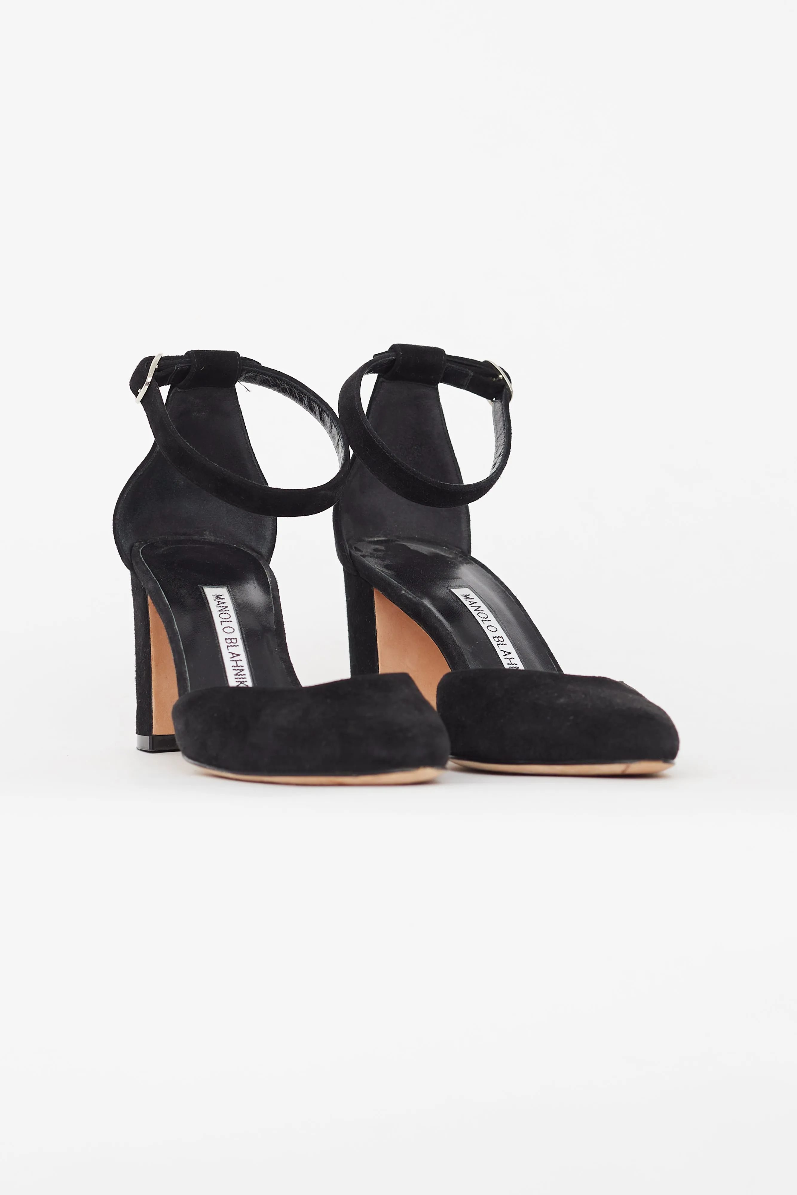 Black Suede Lausam Heel