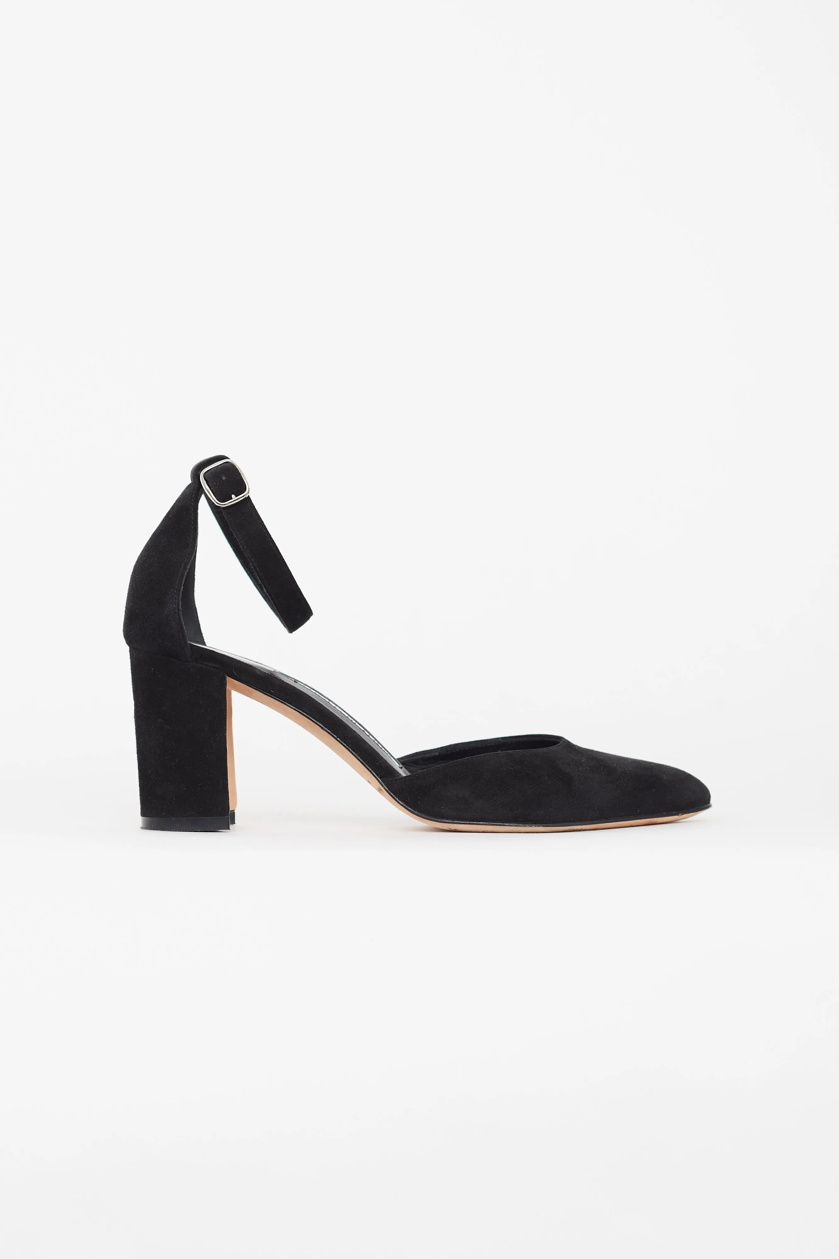 Black Suede Lausam Heel
