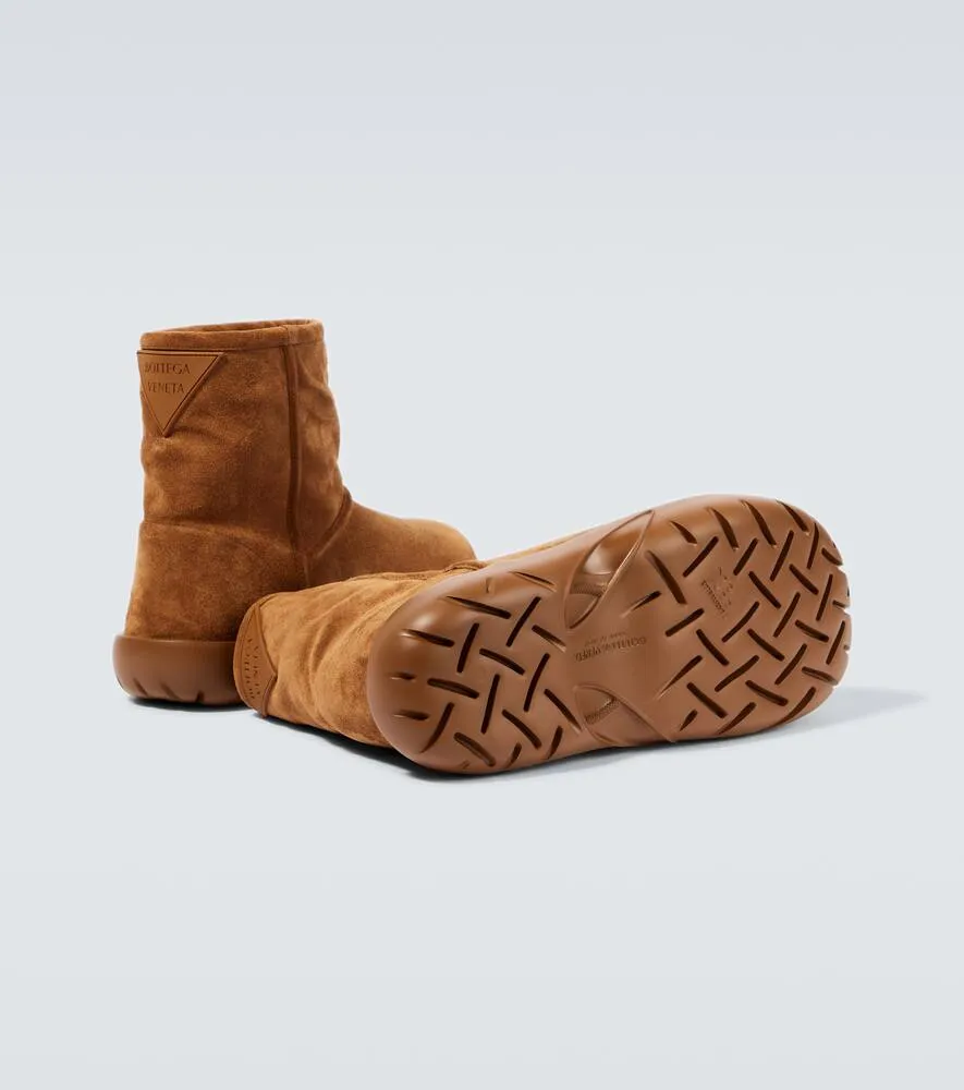 Bottega Veneta Snap suede ankle boots