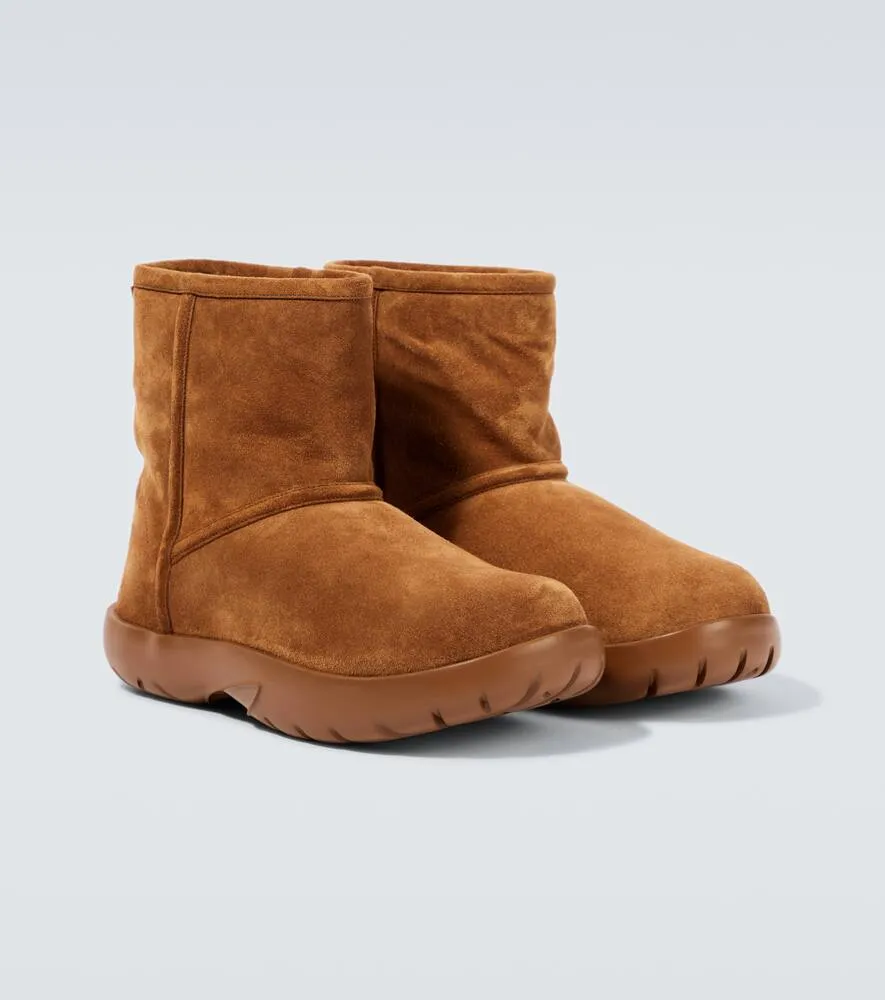 Bottega Veneta Snap suede ankle boots