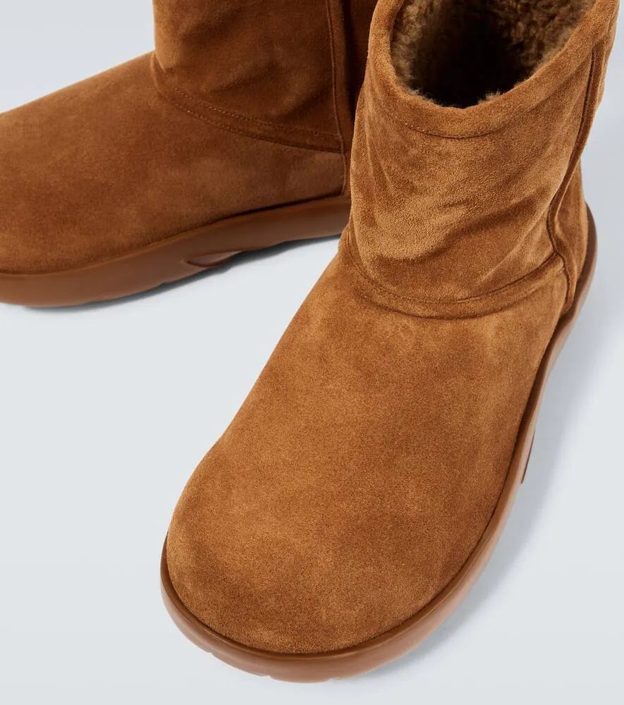 Bottega Veneta Snap suede ankle boots