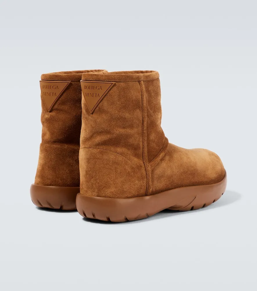 Bottega Veneta Snap suede ankle boots