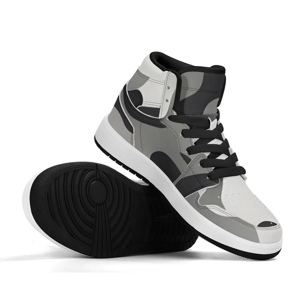 Camo High-Top Basketball Shoes (Kids)