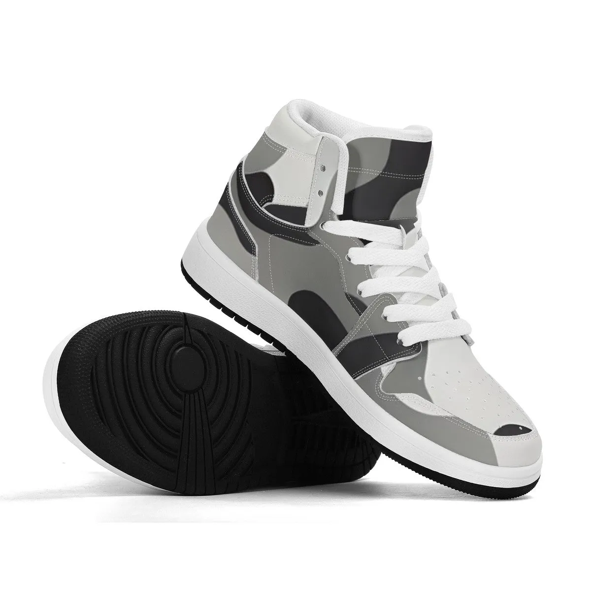 Camo High-Top Basketball Shoes (Kids)