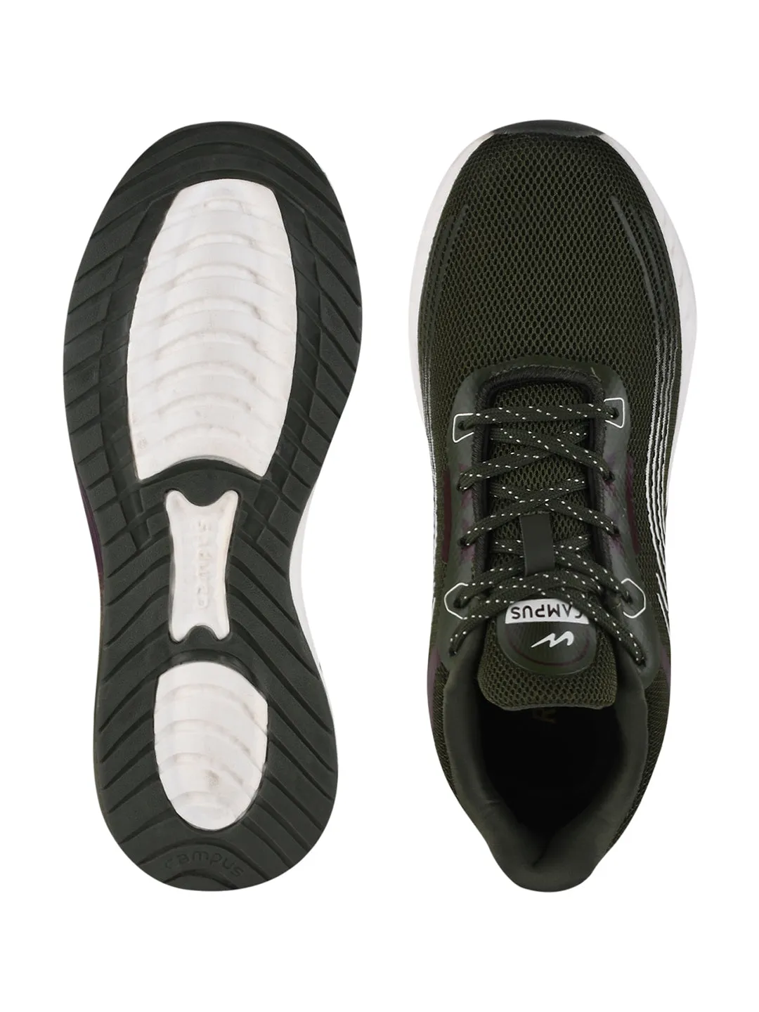 CAMP DRAKE Olive Men's Running Shoes