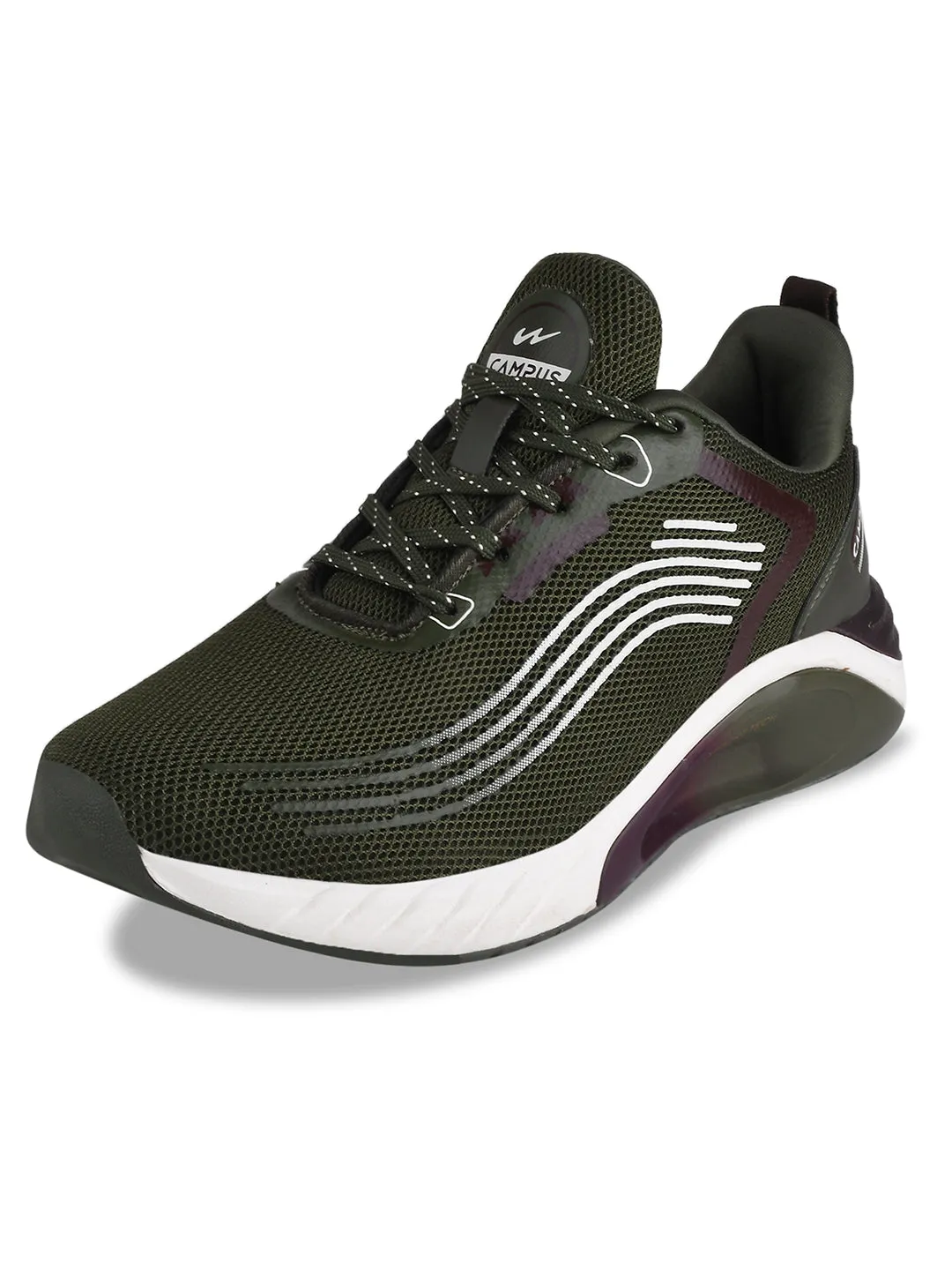 CAMP DRAKE Olive Men's Running Shoes
