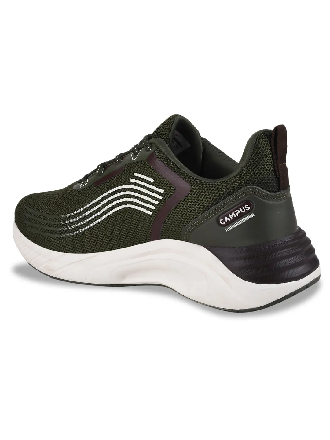CAMP DRAKE Olive Men's Running Shoes