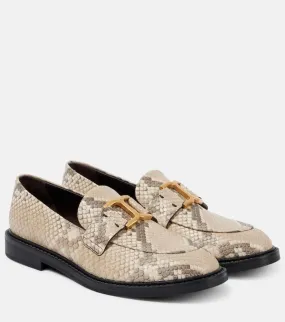 Chloe Marcie leather loafers