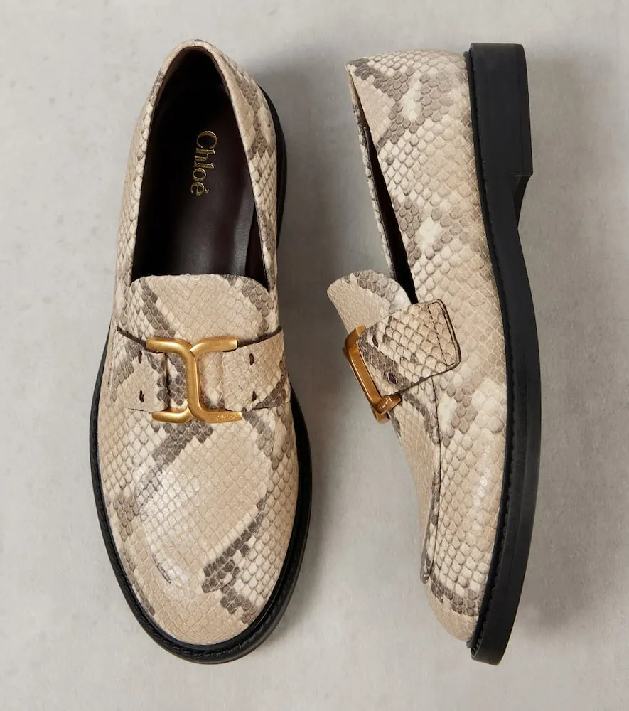 Chloe Marcie leather loafers