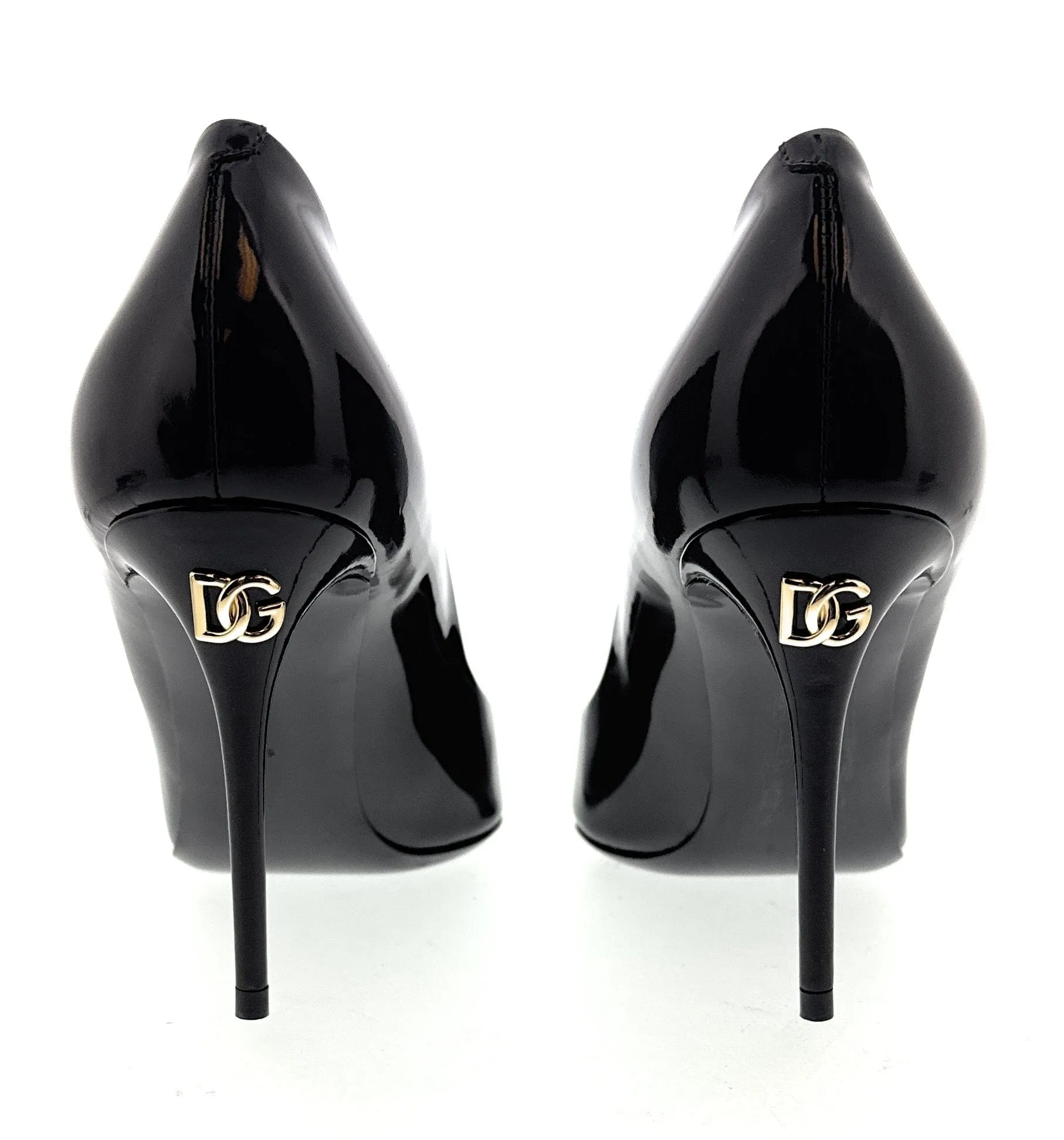 Dolce & Gabbana Brown Classic Glossy Pumps-EU39