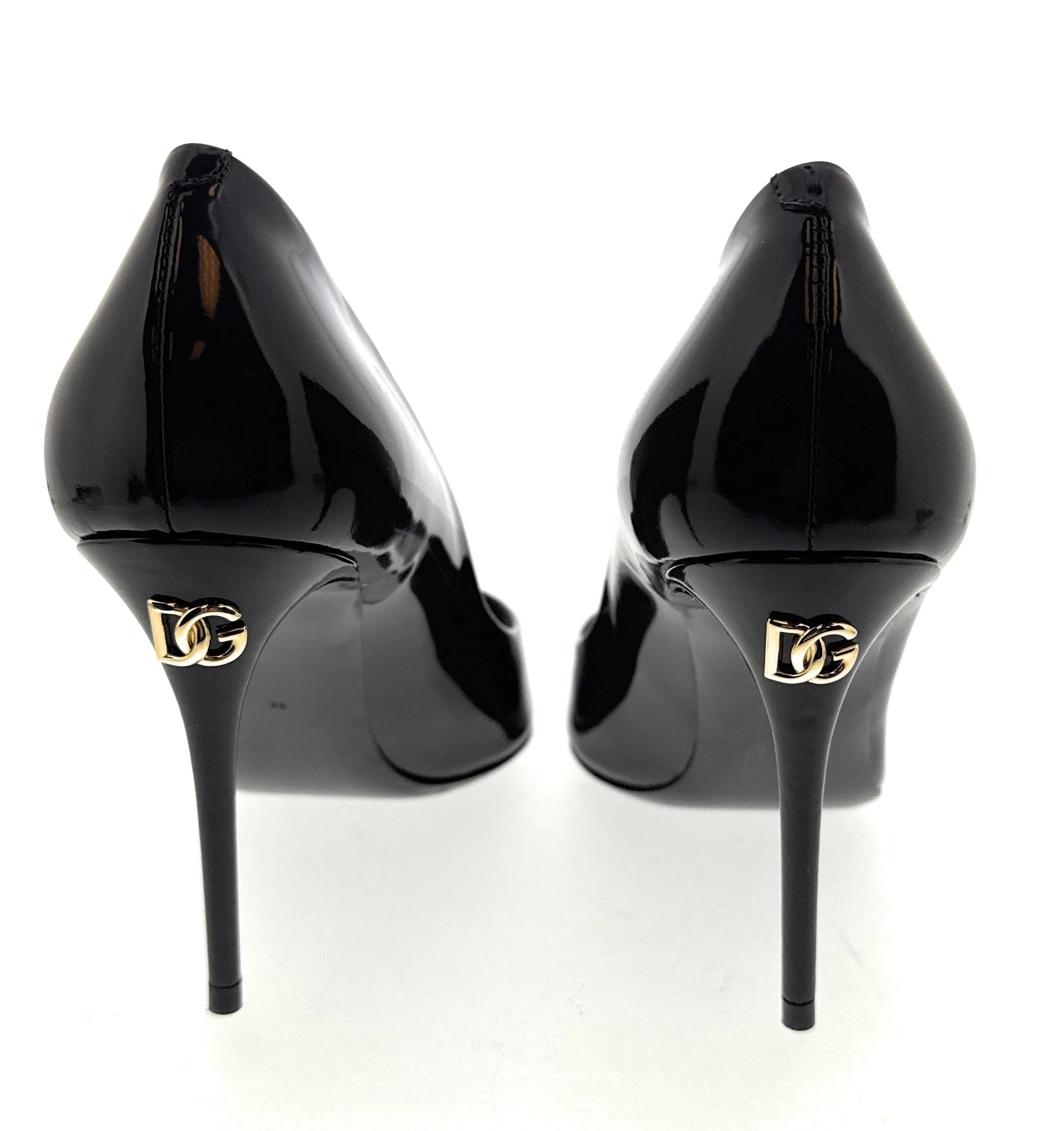 Dolce & Gabbana Brown Classic Glossy Pumps-EU39