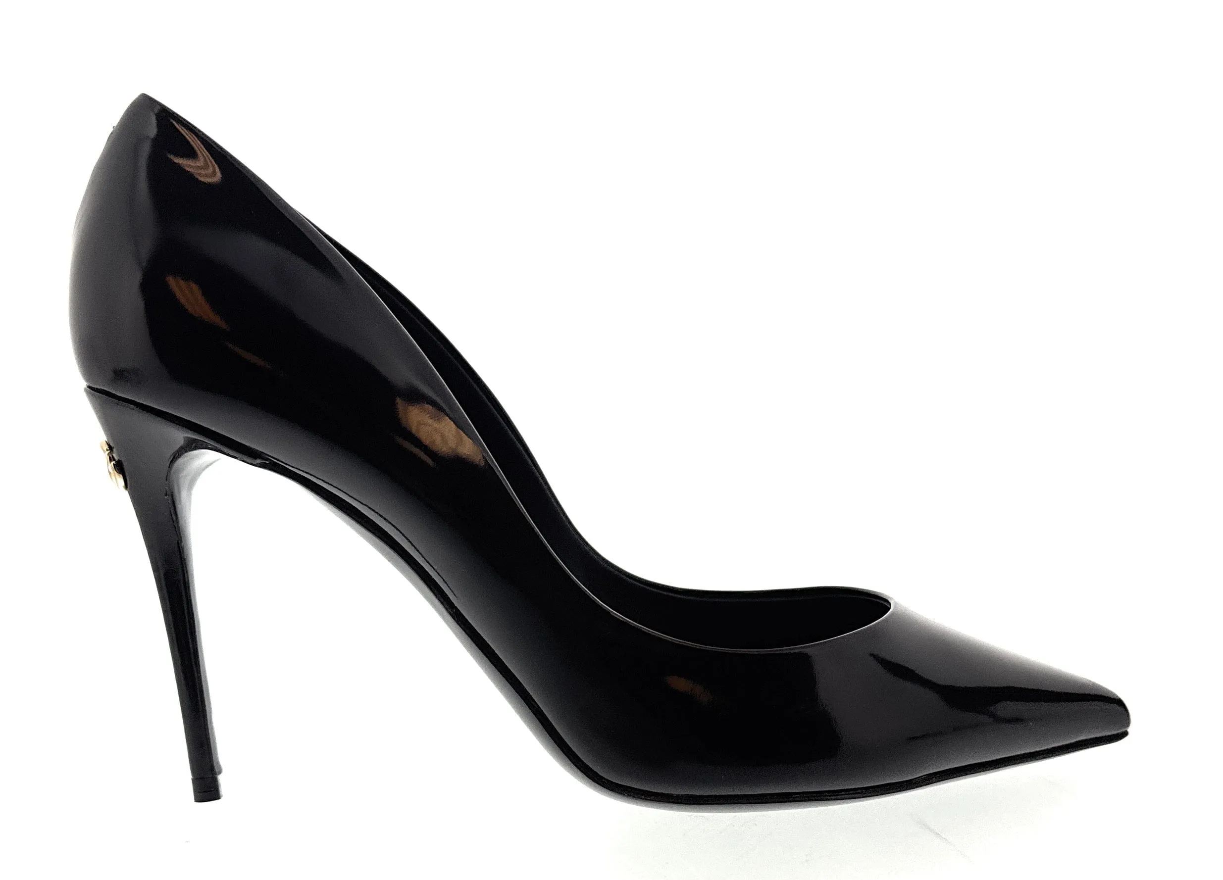 Dolce & Gabbana Brown Classic Glossy Pumps-EU39