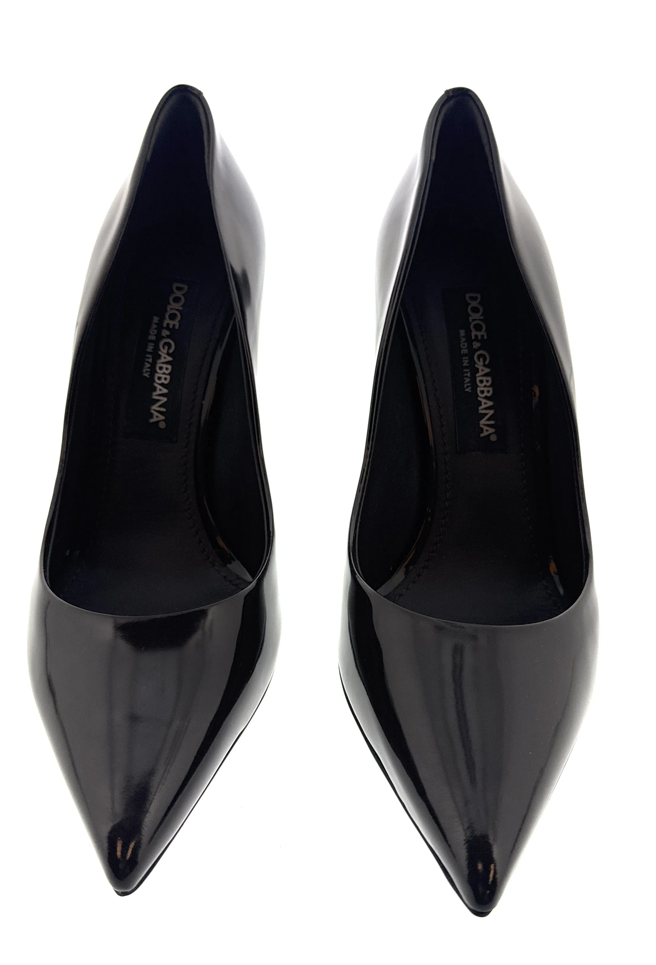 Dolce & Gabbana Brown Classic Glossy Pumps-EU39