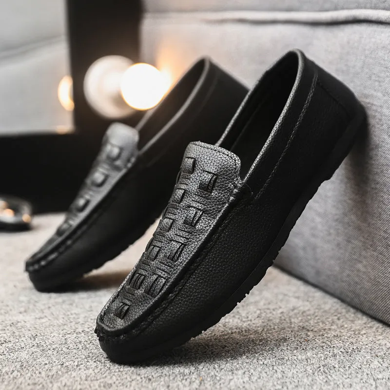 Flat bottom thick sole loafers comfortable round head soft sole low top color lazy shoes Doudou shoes shoes single shoes one pedal