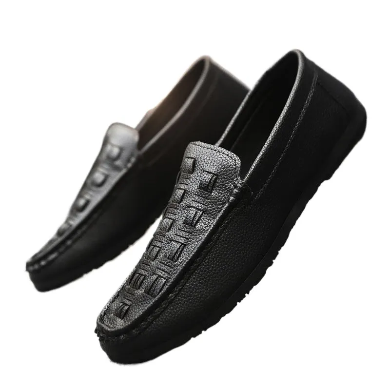 Flat bottom thick sole loafers comfortable round head soft sole low top color lazy shoes Doudou shoes shoes single shoes one pedal