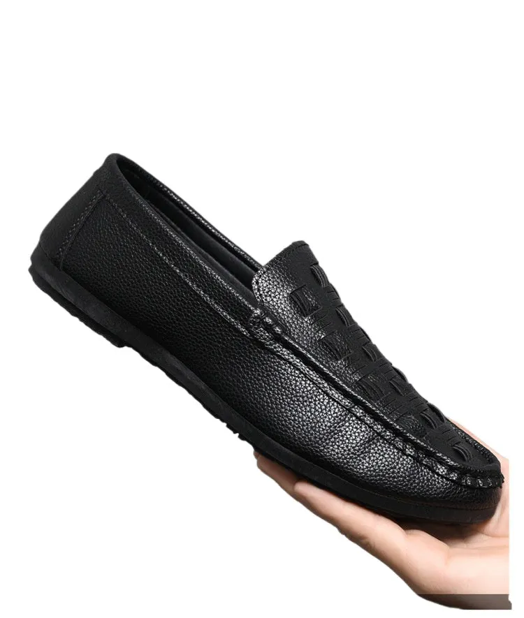 Flat bottom thick sole loafers comfortable round head soft sole low top color lazy shoes Doudou shoes shoes single shoes one pedal