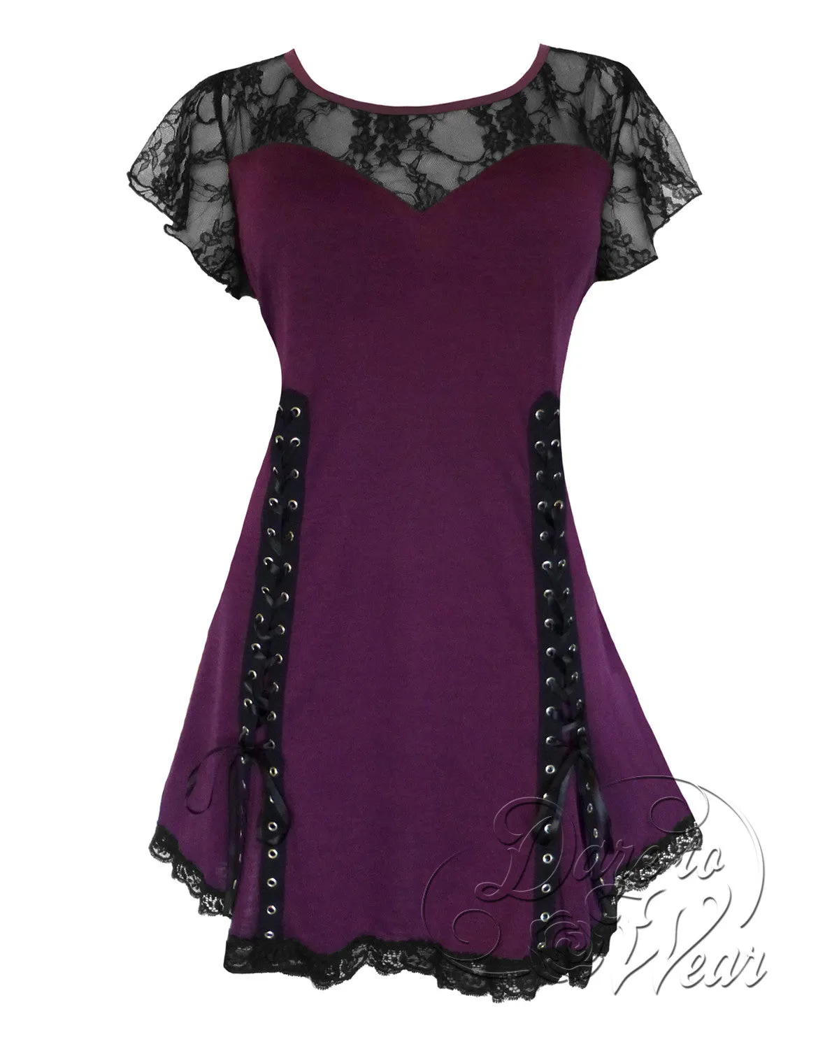 Roxanne Top in Plum
