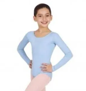 TB134C Capezio Children's Nylon Long Sleeve Leotard